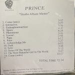 Prince Studio Album Master 1994