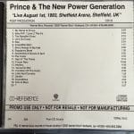 Prince & The New Power Generation - Sheffield 1st 1993 Live Promo CD SUPER RARE 2 X CD set